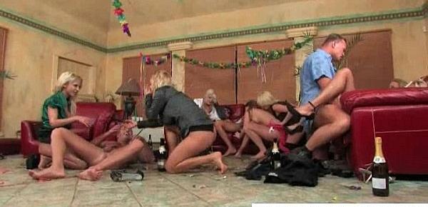  Group sex with fucking hot babe at the party